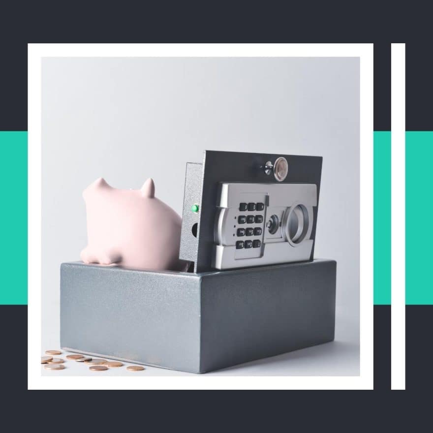 Image of a safe that can be represented as it has been broken into