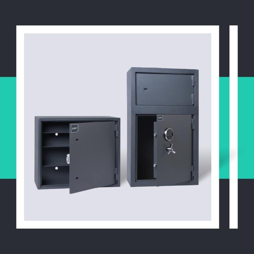A secure steel medical cabinet with a locking mechanism, used for storing controlled drugs in compliance with UK regulations.